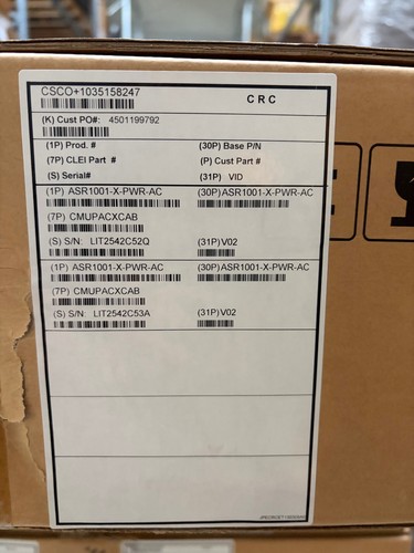 Cisco asr1001 - cisco, asr1001-x
